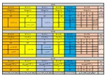 برنامه زمان بندی حذف و اضافه نیمسال 991 2
