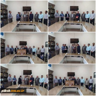 برگزاری مراسم تکریم از آقای دکتر رضا کیهانی رییس اسبق دانشگاه فنی و حرفه ای استان کرمانشاه