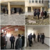 بازدید رئیس دانشگاه فنی و حرفه‌ای استان کرمانشاه و معاونت سازمان مدیریت و برنامه ریزی استان کرمانشاه از پروژه در دست احداث آموزشکده کنگاور  2