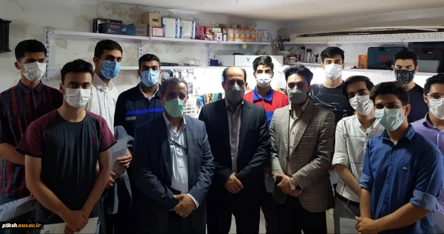 بازدید ریاست دانشگاه فنی و حرفه ای استان کرمانشاه از شرکت فنی و مهندسی مبتکران علم غرب
 2