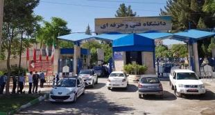 برگزاری مراسم راهپیمایی با ماشین توسط کارکنان دانشگاه فنی و حرفه ای استان کرمانشاه  2