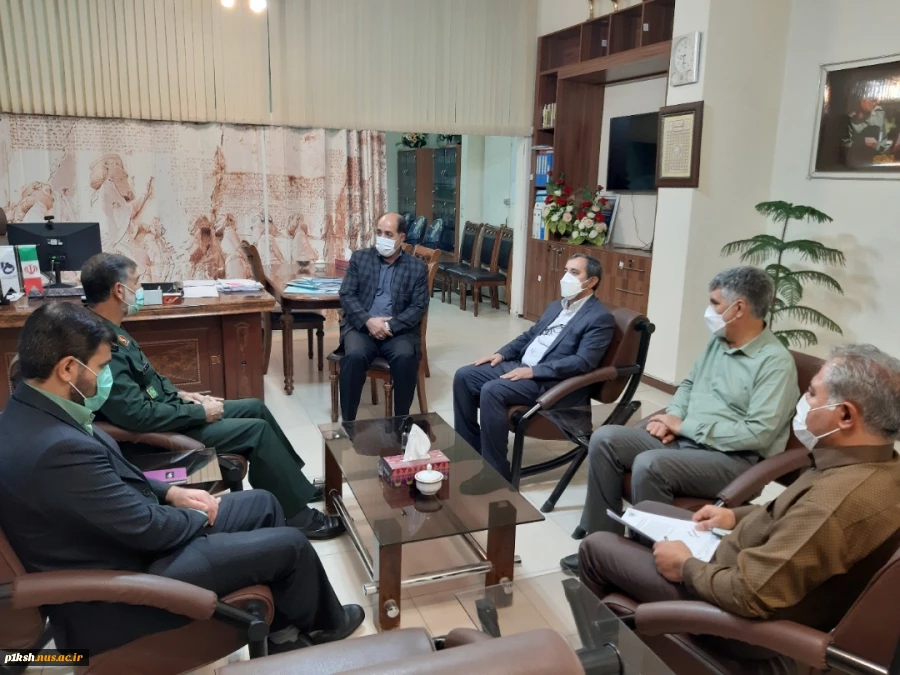 دیدار مدیرکل بنیاد حفظ آثار و نشر ارزش های دفاع مقدس کرمانشاه با ریاست دانشگاه فنی و حرفه ای استان 3