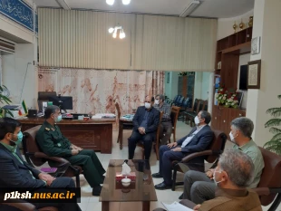 دیدار مدیرکل بنیاد حفظ آثار و نشر ارزش های دفاع مقدس کرمانشاه با ریاست دانشگاه فنی و حرفه ای استان 4