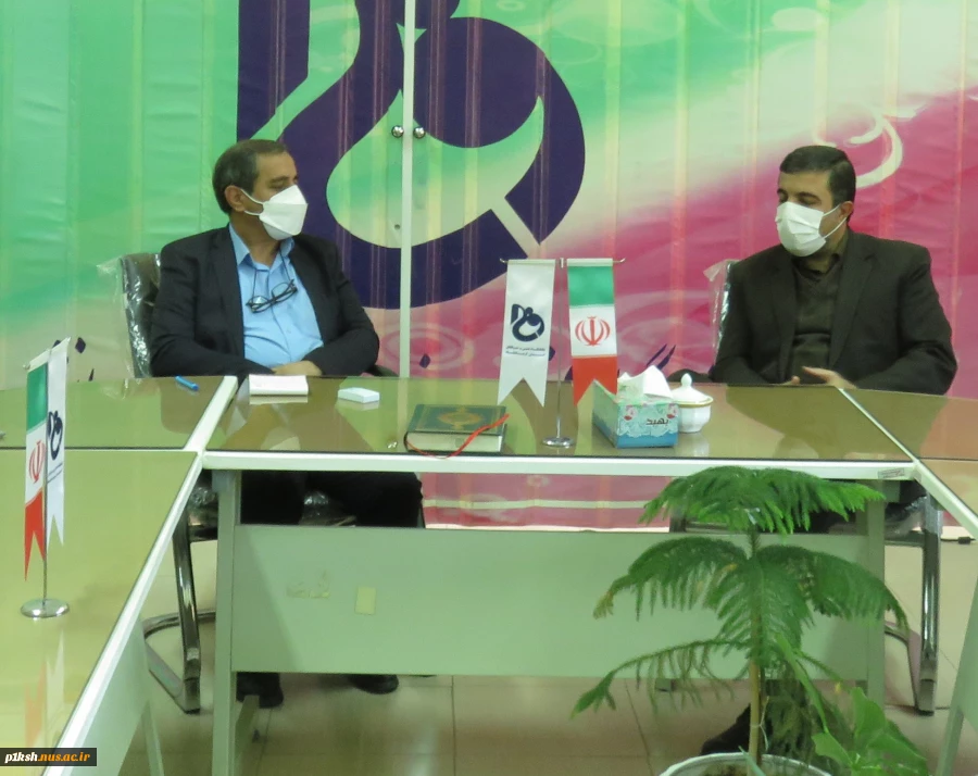 دیدار مدیر کل آموزش فنی و حرفه ای با ریاست دانشگاهفنی وحرفه ای استان کرمانشاه 2
