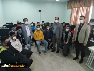 بازدید دکتر شیرزادی از برگزاری کلاس های آموزشکده شماره 1 2