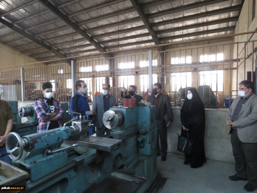 بازدید تیم نظارت و رازیابی دانشگاه رازی از آموزشکده فنی و حرفه ای شماره 1 کرمانشاه 2
