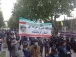 کارکنان ،اساتید و دانشجویان دانشگاه فنی و حرفه ای استان کرمانشاه در راهپیمایی روز قدس شرکت نمودند 3