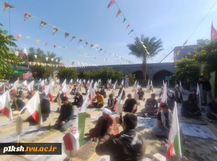 بازدید کاروان دانشجویان دانشگاه فنی و حرفه‌ای استان کرمانشاه از مناطق عملیاتی جنوب 
 2