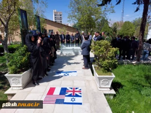 اجتماع دانشگاهیان دانشگاه فنی و حرفه ای استان کرمانشاه در حمایت از اقدام تنبیهی نیروهای مسلح و سپاه علیه رژیم صهیونیستی 8