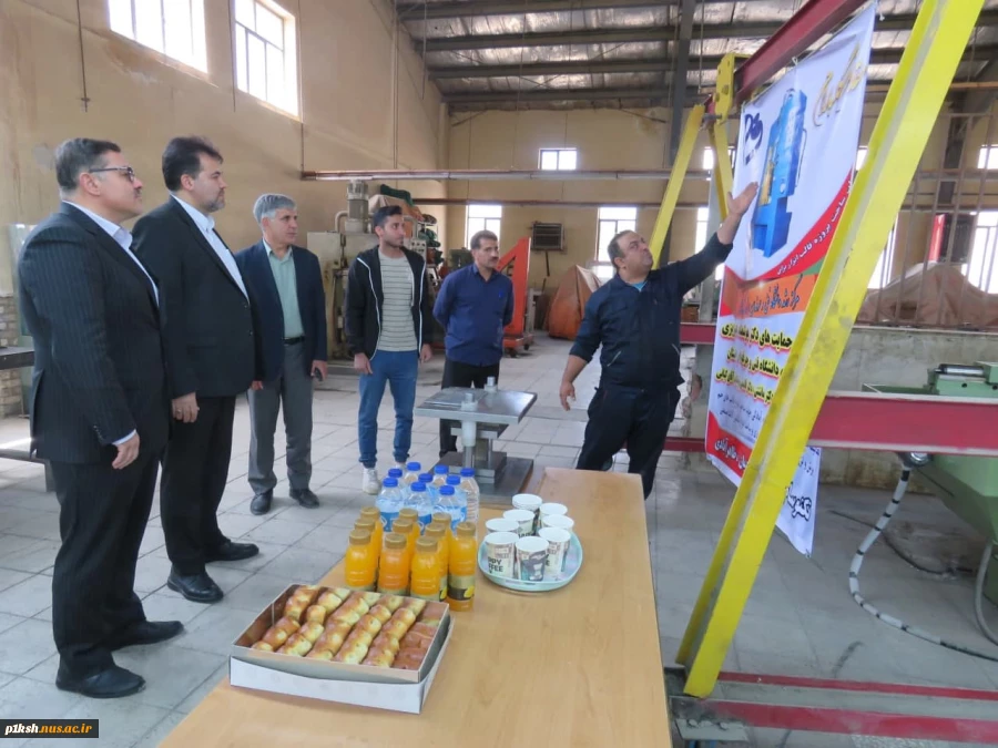 بازدید ریاست دانشگاه فنی و حرفه ای استان کرمانشاه از دستاورد جدید هسته فناور 3