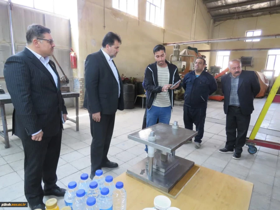 بازدید ریاست دانشگاه فنی و حرفه ای استان کرمانشاه از دستاورد جدید هسته فناور 5