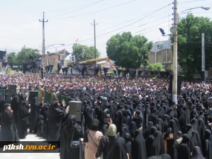 حضور خانواده بزرگ دانشگاه فنی و حرفه ای استان کرمانشاه در اجتماع عزاداران رئیس جمهور شهید
 5