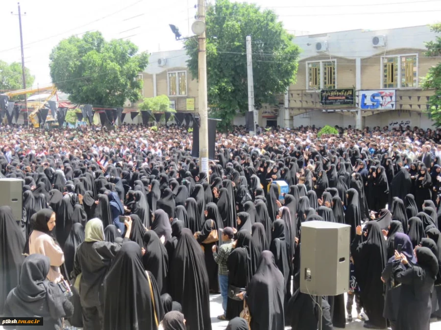 حضور خانواده بزرگ دانشگاه فنی و حرفه ای استان کرمانشاه در اجتماع عزاداران رئیس جمهور شهید
 6