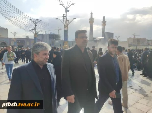 حضور رئیس دانشگاه فنی و حرفه‌ای در مراسم تشییع و تدفین شهید خدمت، آیت‌الله سید ابراهیم رئیسی در مشهد مقدس 2