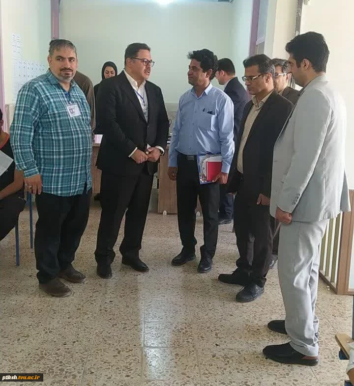 بازدید هیات نظارت و ارزیابی استان کرمانشاه از حوزه های برگزاری آزمون پایان نیمسال آموزشکده فنی و حرفه ای شماره یک کرمانشاه 4
