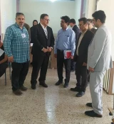 بازدید هیات نظارت و ارزیابی استان کرمانشاه از حوزه های برگزاری آزمون پایان نیمسال آموزشکده فنی و حرفه ای شماره یک کرمانشاه 4