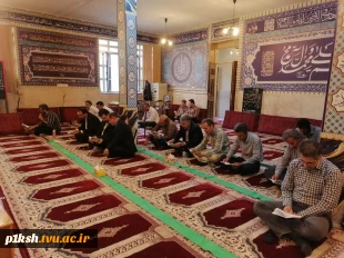 برگزاری مراسم اربعین شهادت رئیس جمهور و همراهان ایشان در دانشگاه ملی مهارت واحد استان کرمانشاه 3