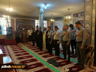 برگزاری مراسم اربعین شهادت رئیس جمهور و همراهان ایشان در دانشگاه ملی مهارت واحد استان کرمانشاه 4