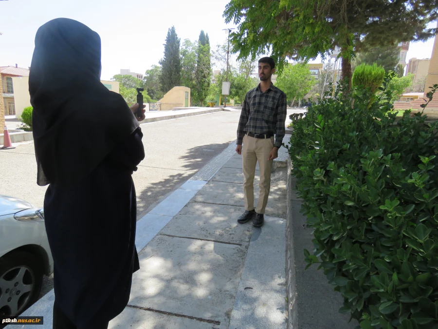 انجام مصاحبه خبری خبرنگار شبکه استانی زاگرس با کارکنان دانشگاه ملی مهارت استان کرمانشاه 8