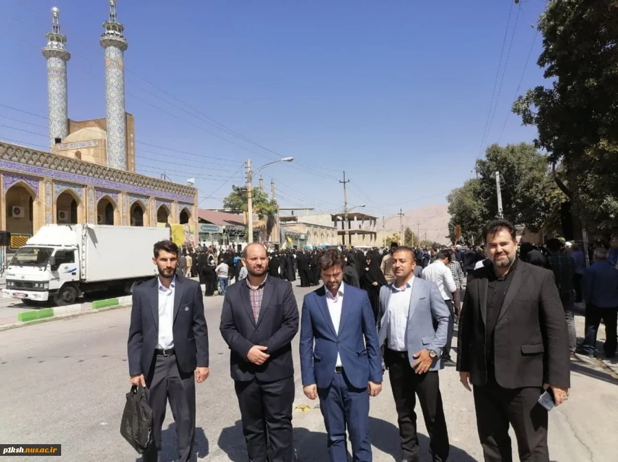 حضور دانشگاهیان دانشگاه ملی مهارت استان کرمانشاه در اجتماع بزرگ مردمی شهید مقاومت 4