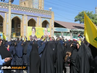 حضور دانشگاهیان دانشگاه ملی مهارت استان کرمانشاه در اجتماع بزرگ مردمی شهید مقاومت 6