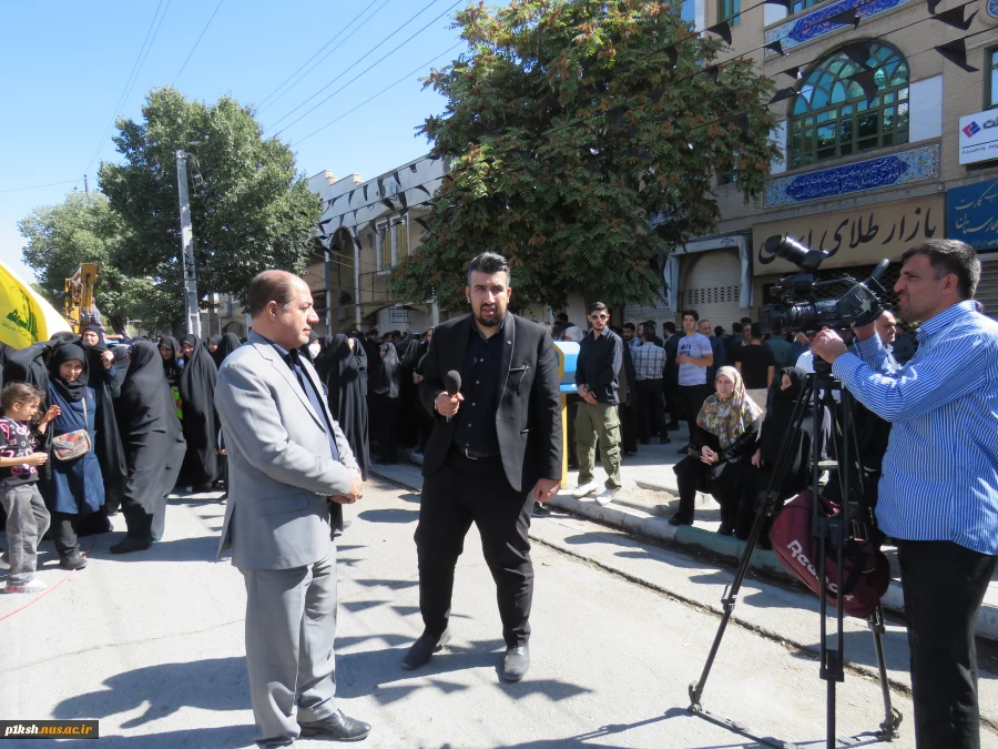 حضور دانشگاهیان دانشگاه ملی مهارت استان کرمانشاه در اجتماع بزرگ مردمی شهید مقاومت 7