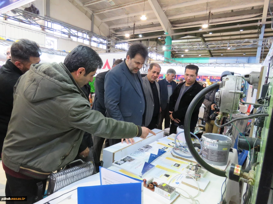 بازدید ریاست دانشگاه ملی مهارت واحد استان کرمانشاه از نمایشگاه هفته پژوهش 13