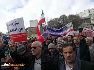 حضوردانشگاهیان دانشگاه ملی مهارت استان کرمانشاه در راهپیمایی یوم الله22 بهمن 9