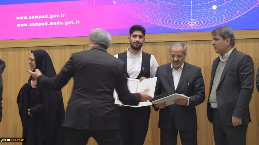 تقدیر از دانشجوی دانشگاه ملی مهارت استان کرمانشاه در جشنواره ملی خوارزمی 2