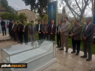 کارکنان و اساتید دانشگاه ملی مهارت واحد استان کرمانشاه سال جدید کاری را با بیعت با آرمانهای شهدا آغاز کردند 5