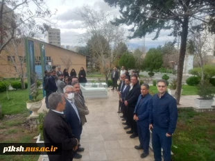 کارکنان و اساتید دانشگاه ملی مهارت واحد استان کرمانشاه سال جدید کاری را با بیعت با آرمانهای شهدا آغاز کردند 8