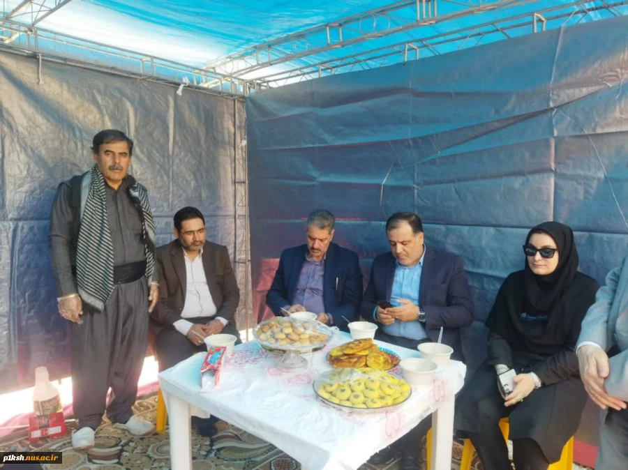 حضور دکتر زمانی و اعضای هیئت رئیسه در غرفه دانشگاه ملی مهارت واحد استان کرمانشاه 3