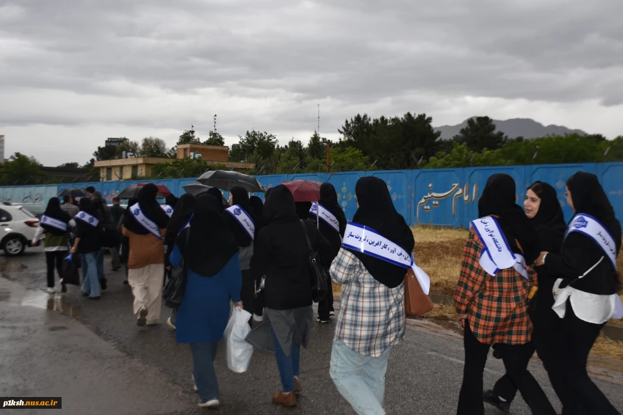حضور پر شور کارکنان، اساتید و دانشجویان دانشگاه ملی مهارت استان کرمانشاه در مراسم استقبال از سفر رئیس جمهور 7