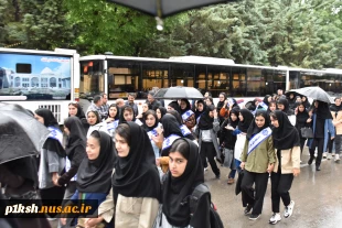 حضور پر شور کارکنان، اساتید و دانشجویان دانشگاه ملی مهارت استان کرمانشاه در مراسم استقبال از سفر رئیس جمهور 8