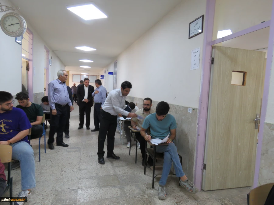بازدید هیات نظارت، ارزیابی و تضمین کیفیت دانشگاه رازی کرمانشاه از روند برگزاری آزمون های پایان نیمسال دوم 1404- 1403 از آموزشکده های ملی مهارت پسران شماره یک و دو کرمانشاه 3