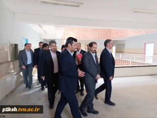 بازدید معاون پژوهشی وزارت علوم، تحقیقات و فناوری به همراه ریاست دانشگاه ملی مهارت از پروژه شهر کبودرآهنگ