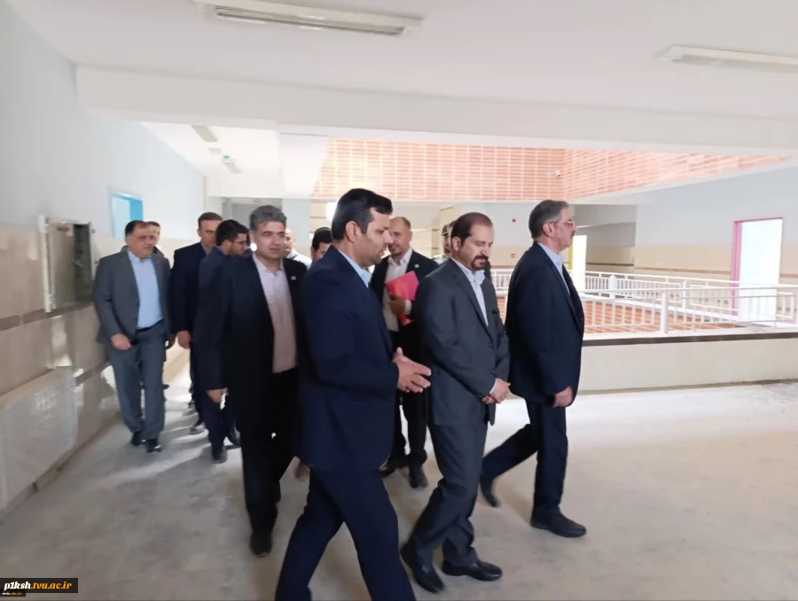 بازدید معاون پژوهشی وزارت علوم، تحقیقات و فناوری به همراه ریاست دانشگاه ملی مهارت از پروژه شهر کبودرآهنگ 2