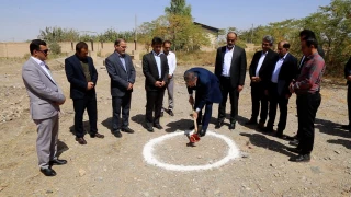 عملیات اجرایی احداث تصفیه‌خانه فاضلاب خاکستری در دانشکده شهید رجایی کاشان کلنگ خورد