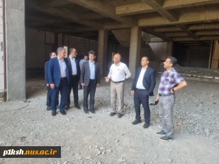 بازدید رئیس دانشگاه ملی مهارت از پروژه در حال ساخت آموزشکده دختران کاشان
