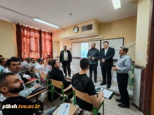 بازدید نظارتی معاونت آموزشی و پژوهشی از آموزشکده پسران شماره یک 3