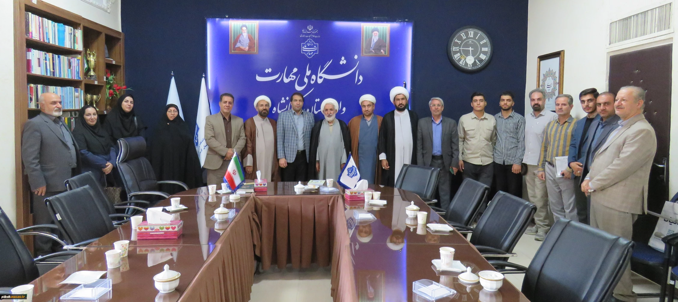 برگزاری جلسه هم اندیشی ستاد اقامه نماز استان در دانشگاه ملی مهارت استان کرمانشاه