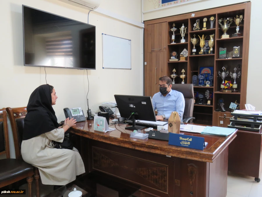 برگزاری برنامه هفتگی ملاقات عمومی دکتر شاپور ابراهیمی سرپرست دانشگاه ملی مهارت استان کرمانشاه 2