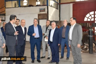 بازدید رئیس دانشگاه ملی مهارت از آموزشکده پسران رستم آباد(سید الشهدا(ع))
