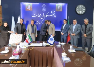 مراسم تکریم و معارفه معاونین سابق و جدید آموزشی پژوهشی دانشگاه ملی مهارت استان 9