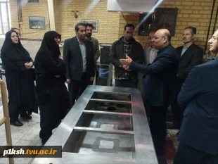 بازدید جمعی از مسئولین سازمان مرکزی از آموزشکده های ملی مهارت کرمانشاه 5