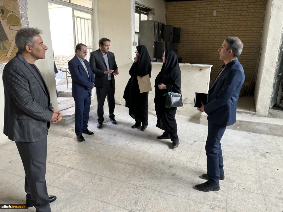 بازدید جمعی از مسئولین سازمان مرکزی از آموزشکده های ملی مهارت کرمانشاه 7