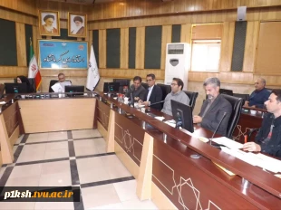 به منظور پیگیری میزان تخصیص اعتبارات به آموزشکده های سنقر و کنگاور صورت گرفت:
برگزاری نشست بررسی مصوبات سفر رئیس جمهور با حضور معاونت عمرانی استاندار 2