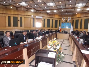 به منظور پیگیری میزان تخصیص اعتبارات به آموزشکده های سنقر و کنگاور صورت گرفت:
برگزاری نشست بررسی مصوبات سفر رئیس جمهور با حضور معاونت عمرانی استاندار 2