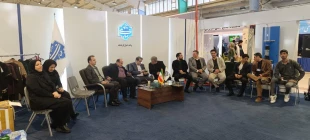 بازدیدمدیرکل توسعه مدیریت و منابع استانداری کرمانشاه از غرفه دانشگاه ملی مهارت استان کرمانشاه 5