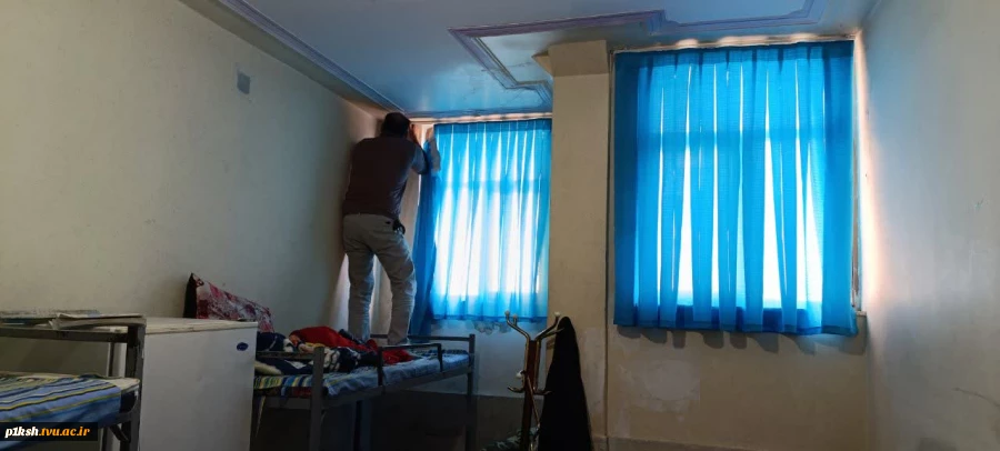 بازدید ریاست دانشگاه ملی مهارت واحد استانی کرمانشاه از خوابگاه آزادگان 7